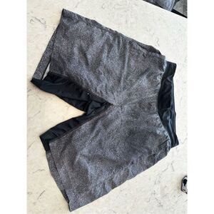 Lululemon T.H.E. Short Luxtreme Liner Pinweave Alpine White Black Men’s Size M